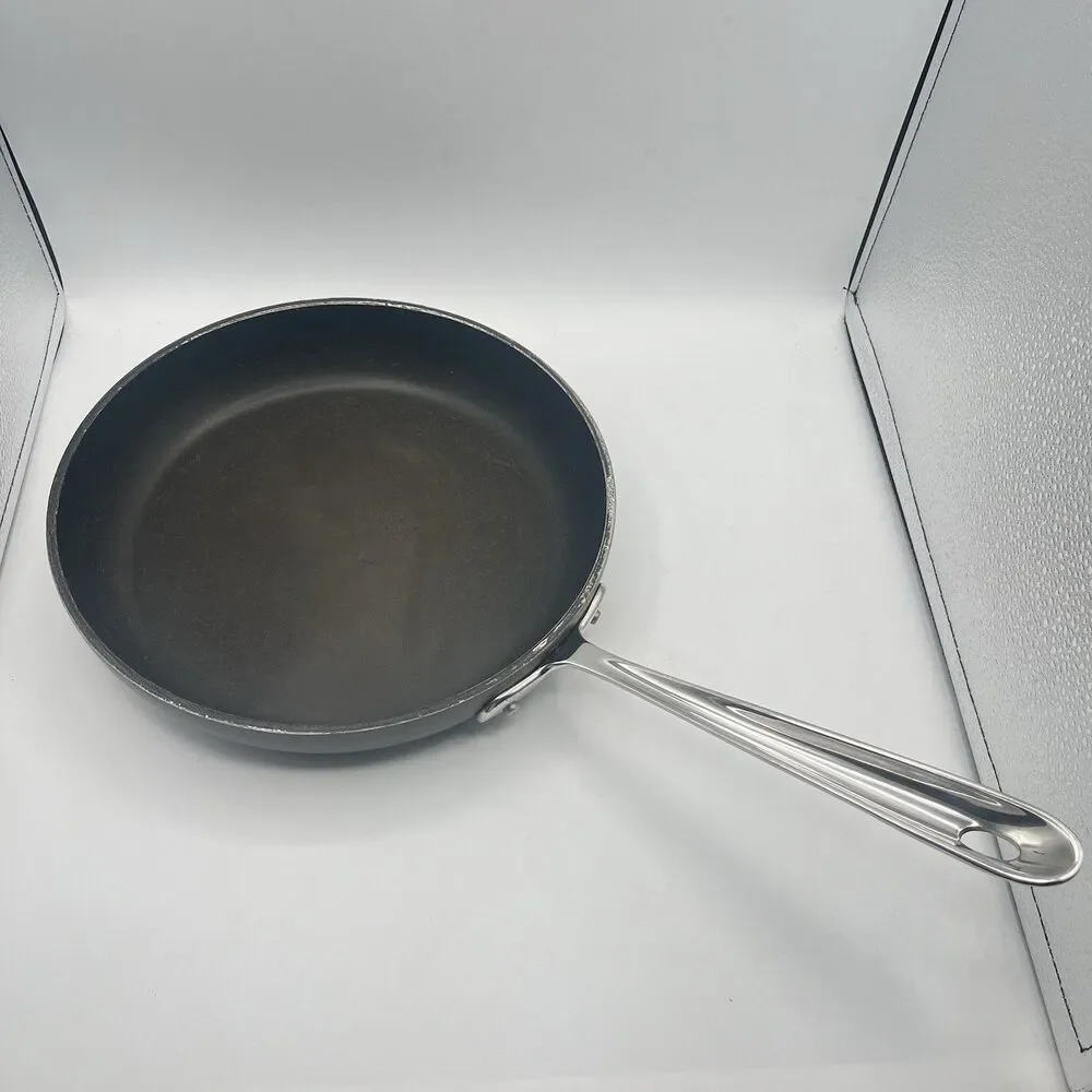 All Clad 10 Inch Skillet Frying Pan Hard Anodized Nonstick No Lid